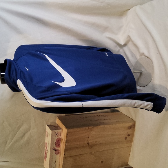 Nike Double Swoosh zipup workout jacket Activewear gym clothes S - Picture 2 of 6